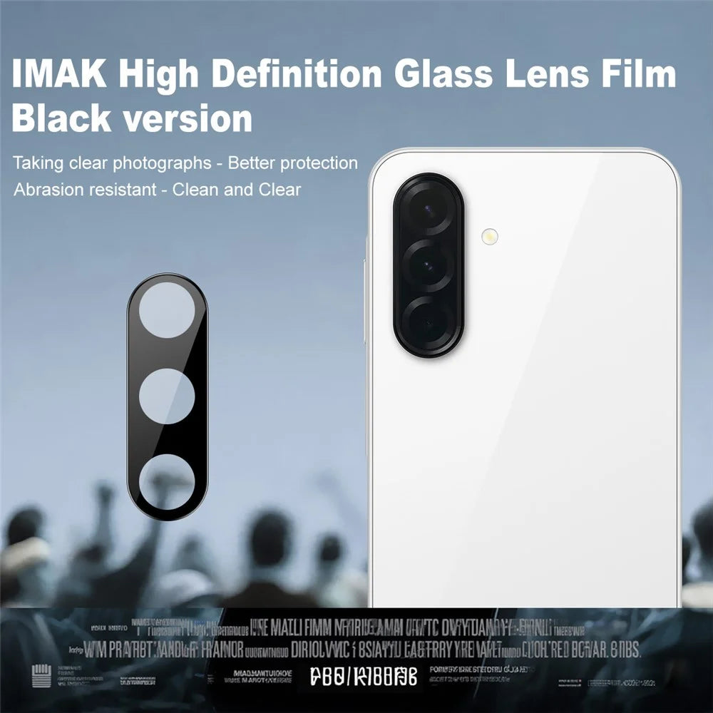 IMAK For Samsung Galaxy A17 5G / A17 4G / A26 5G Camera Lens Protector Tempered Glass HD Clear Lens Film (Black Version) - 2