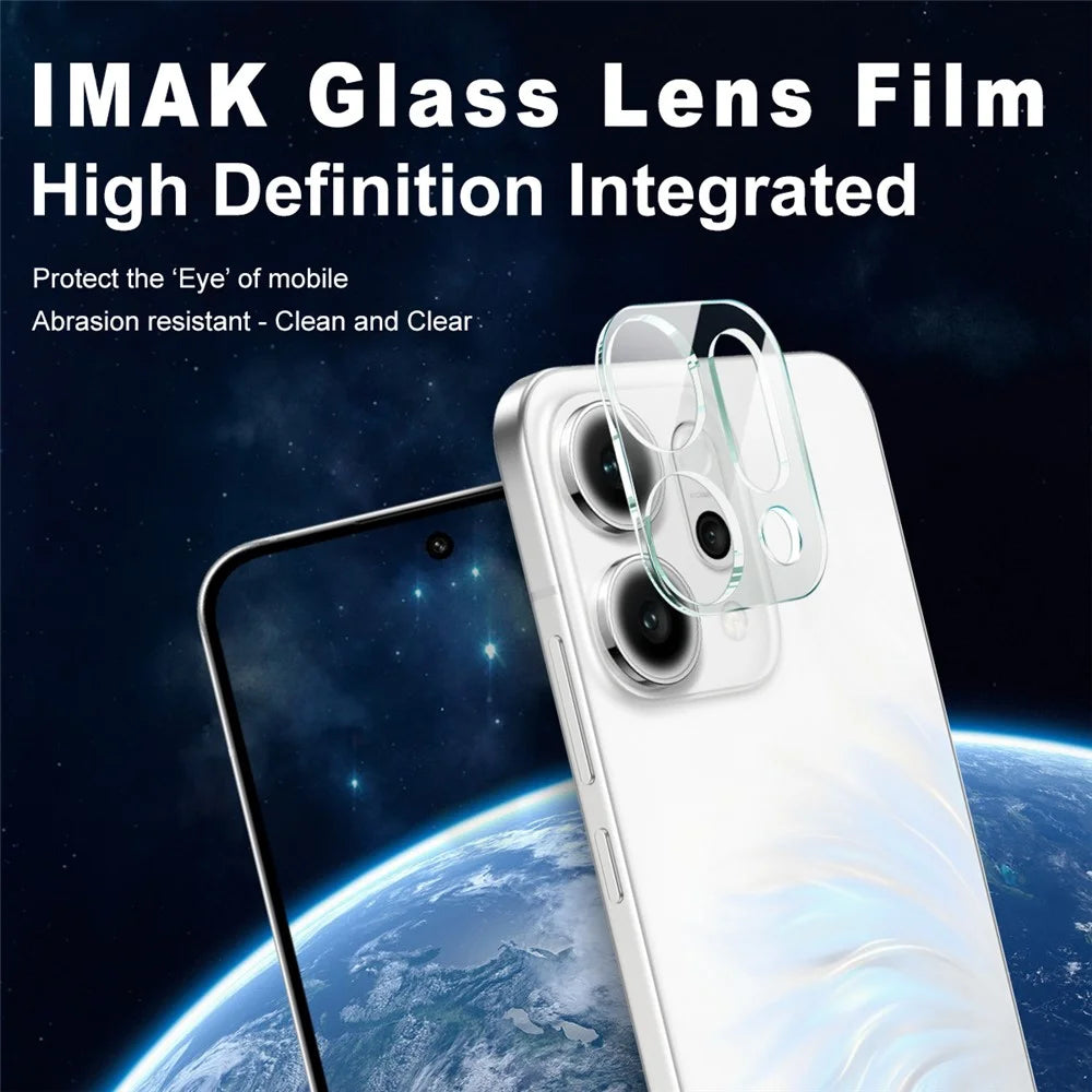 IMAK For Oppo Reno14 5G (Global) Tempered Glass Camera Lens Protector + Acrylic Lens Cap - 2
