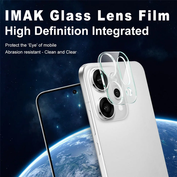 IMAK For Oppo Reno14 Pro 5G (Global) Tempered Glass Camera Lens Protector + Acrylic Lens Cap - 2