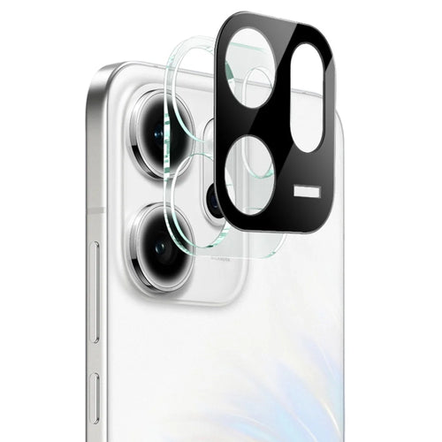 IMAK For Oppo Reno14 F 5G Tempered Glass Lens Film + Acrylic Cap (Black Version) - 1