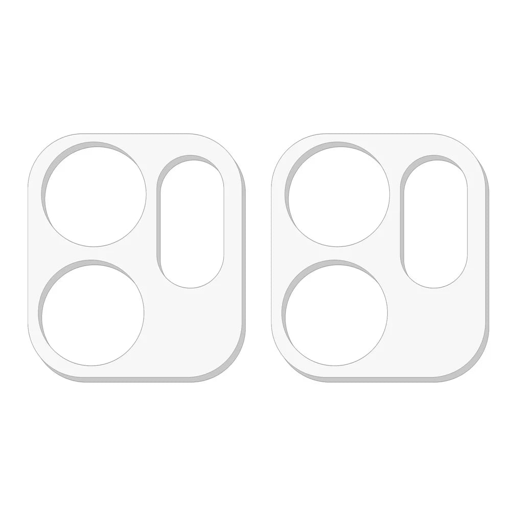 2Pcs For Oppo Reno14 F 5G Camera Lens Protector 3D Arc Edge Anti-Scratch Tempered Glass Lens Film - Transparent - 2