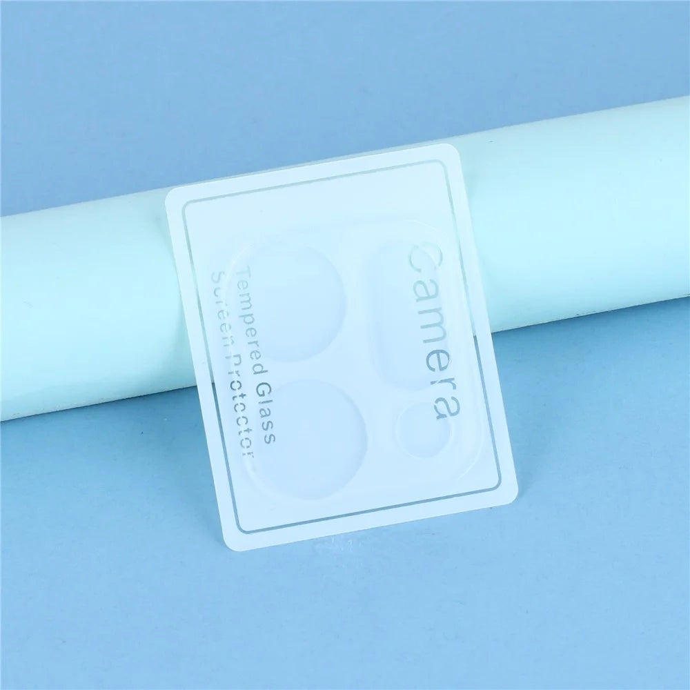 2Pcs For Oppo Reno14 5G (Global) Camera Lens Protector 3D Arc Edge Anti-Scratch Tempered Glass Lens Film - Transparent - 3