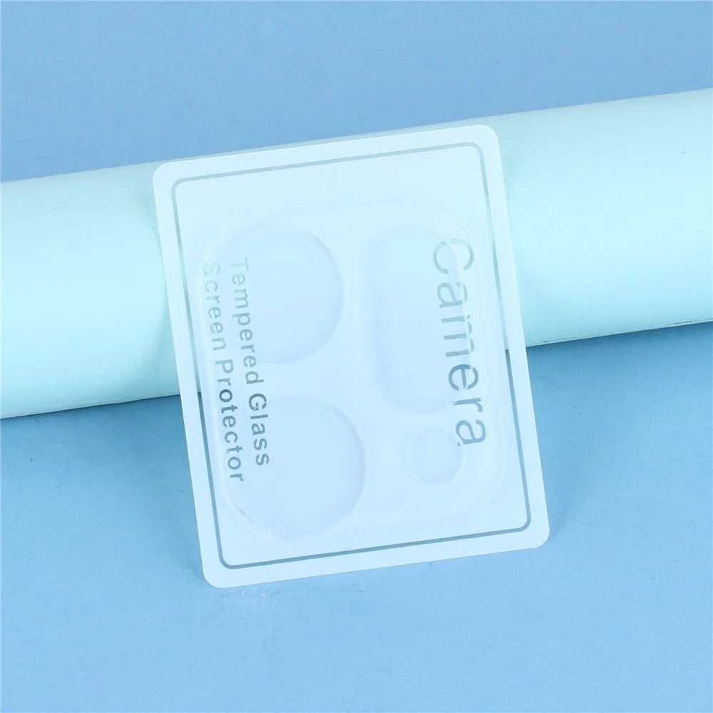 2Pcs For Oppo Reno14 Pro 5G (Global) Camera Lens Protector 3D Arc Edge Anti-Scratch Tempered Glass Lens Film - Transparent - 3