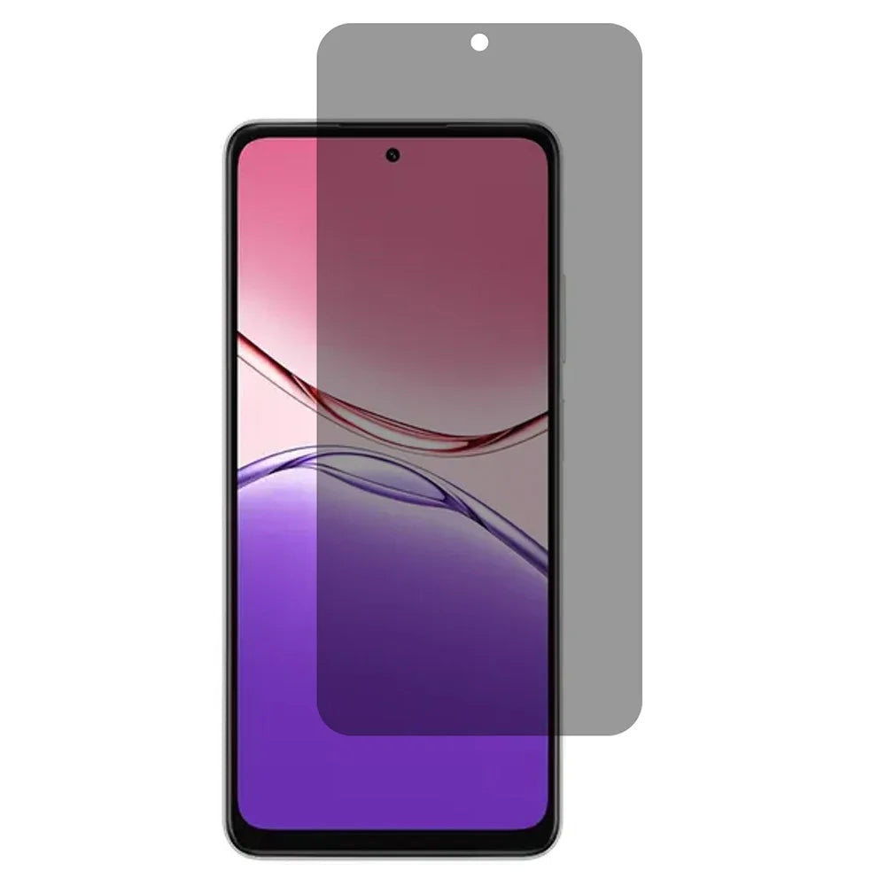 For Oppo A5x 5G Anti Spy Screen Protector High Aluminium-Silicon Glass Film - 1