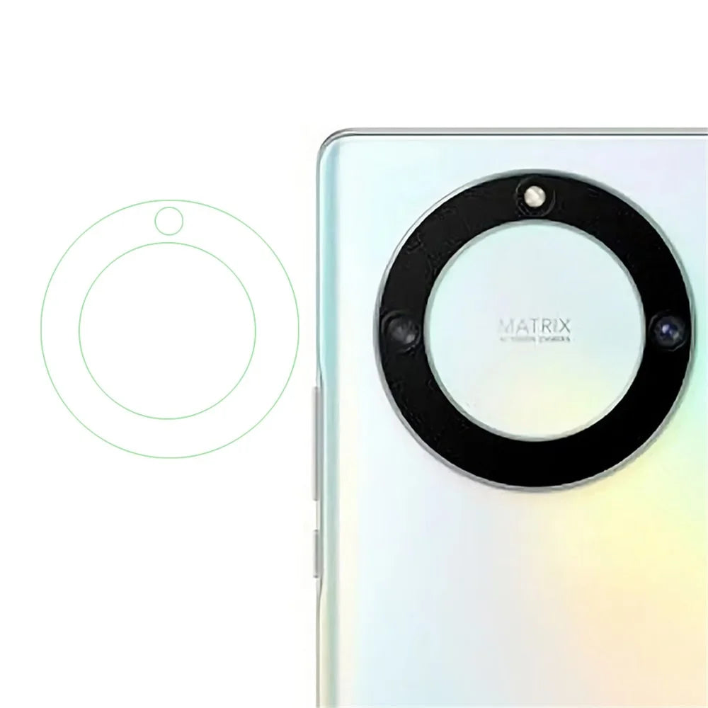 For Honor X40 5G Flexible HD Clear Camera Lens Protector Soda-Lime Glass Scratch Resistant Phone Rear Lens Film - 1