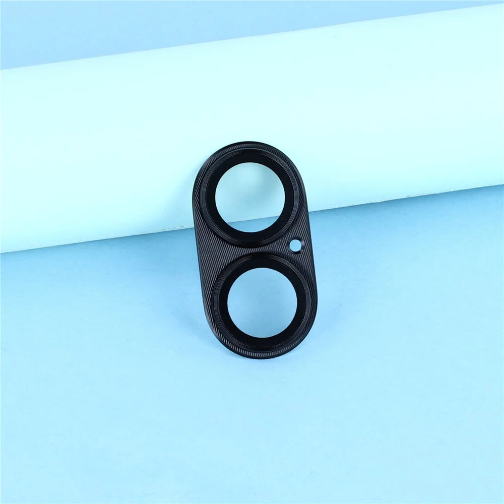 For iPhone 17 Camera Lens Protector CD Vein Integrated Metal Tempered Glass Lens Film - Black - 4