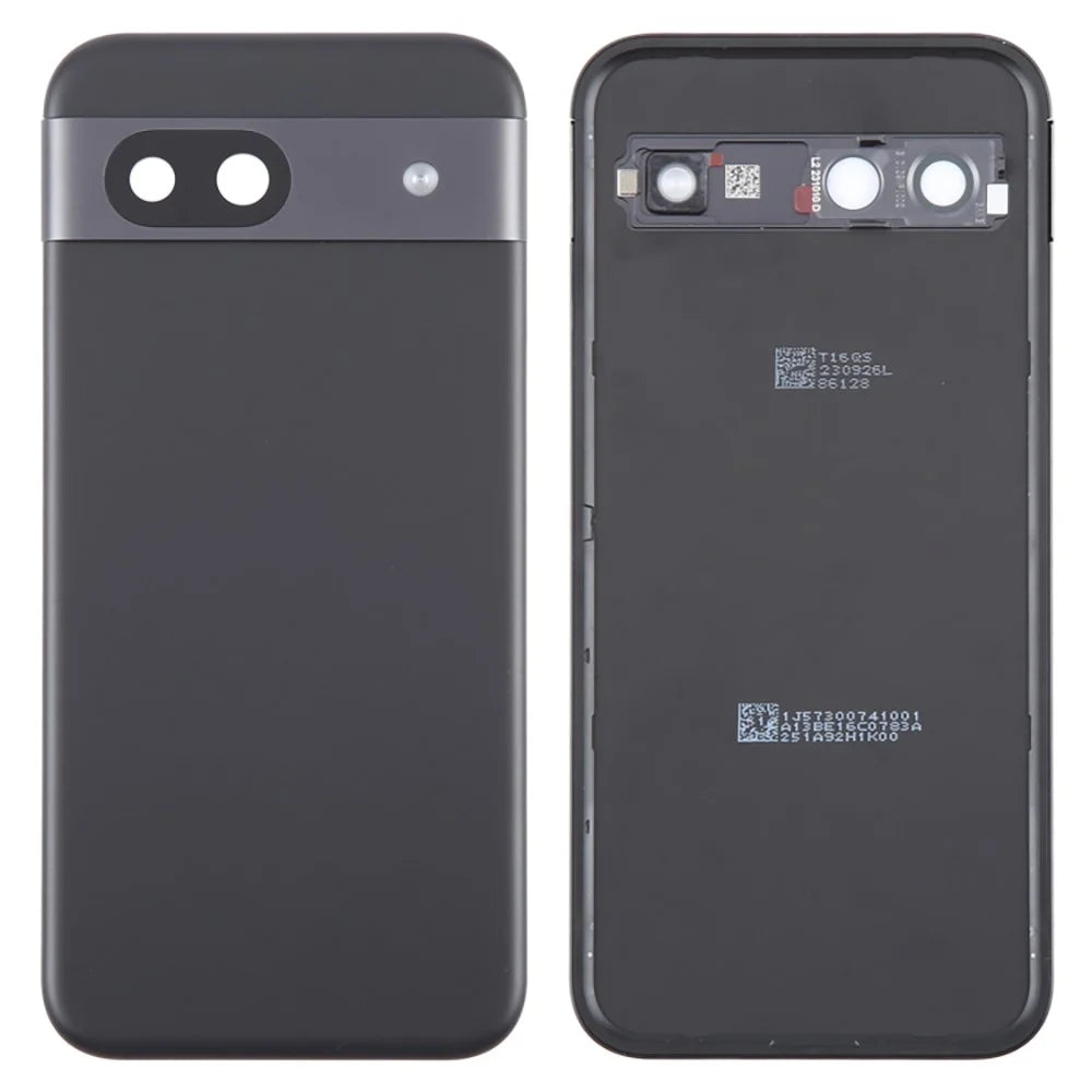For Google Pixel 8a Battery Housing with Camera Lens Cover - Black - 1
