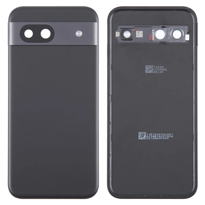 For Google Pixel 8a Battery Housing with Camera Lens Cover - Black - 1