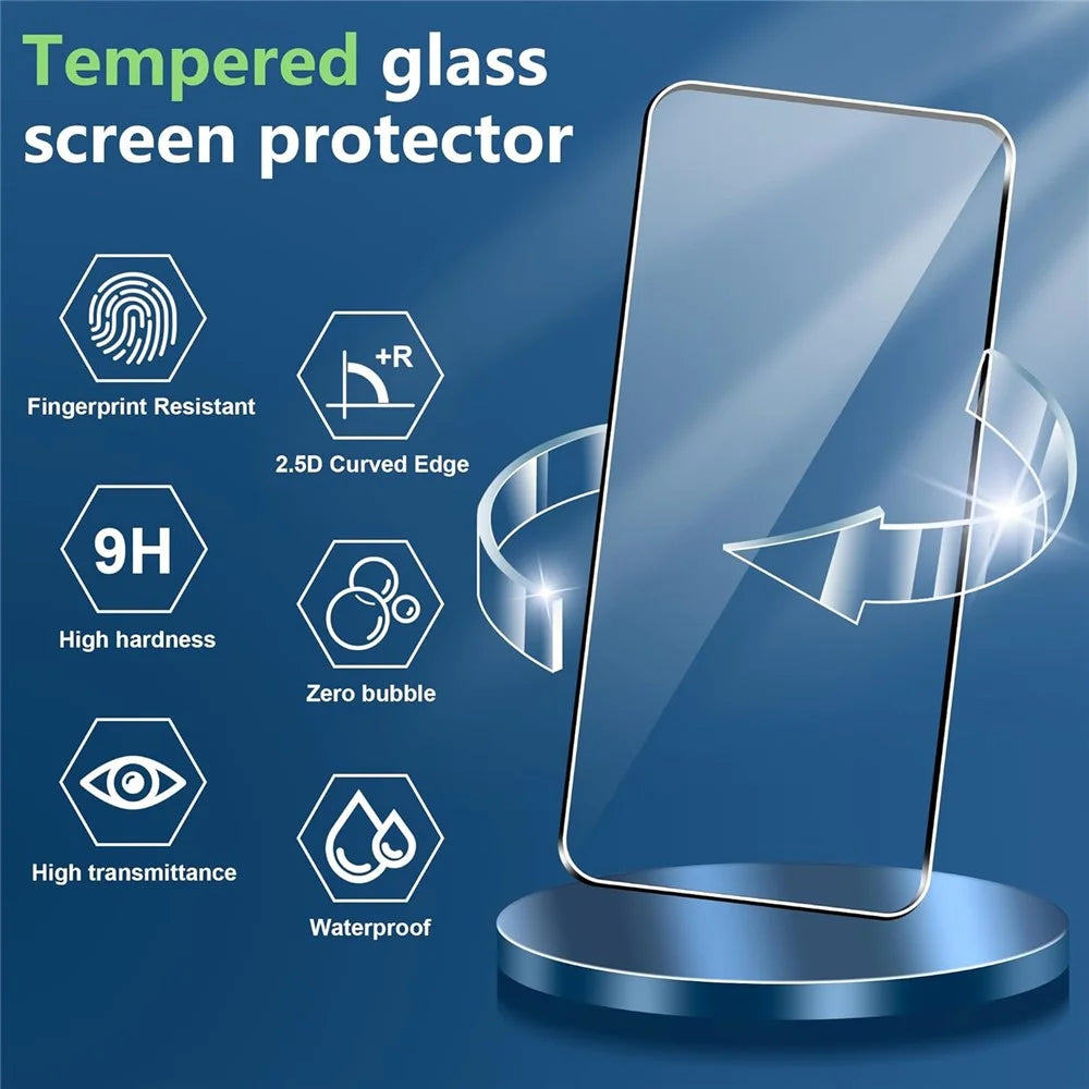 2Pcs For OnePlus Nord 5 5G / Ace 5 Ultra 5G Screen Protector 2.5D Arc Edge High Clarity Tempered Glass Film with Camera Lens Film - 3