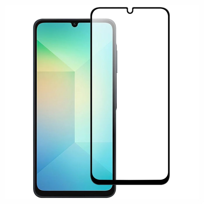 For Samsung Galaxy A08 5G / A08 4G / A07 5G / A07 4G AGC Tempered Glass with Black Edge Full Glue Full Coverage Screen Protector - 1
