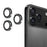 ENKAY HAT PRINCE For iPhone 17 Pro / iPhone 17 Pro Max Camera Lens Protector  Glitter Decor Tempered Glass Lens Film - Black - 1
