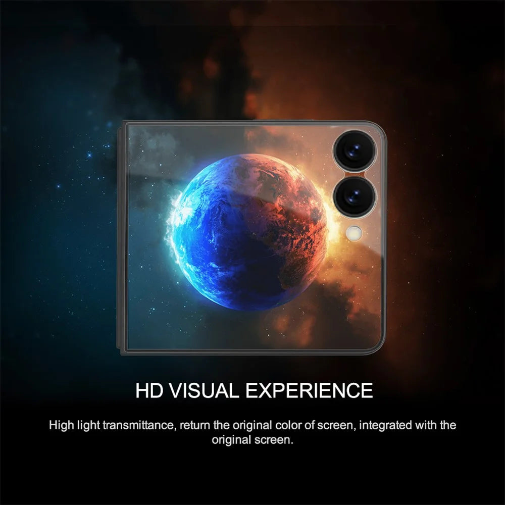 NILLKIN CP+PRO For Samsung Galaxy Z Flip7 5G / Z Flip8 Screen Protector Ultra Clear AGC Glass Film - 4