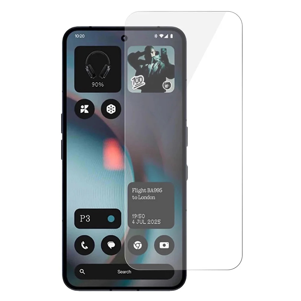 For Nothing Phone (3) 5G Screen Protector High Aluminium Silicon Glass Film 2.5D Arc Edge - 1