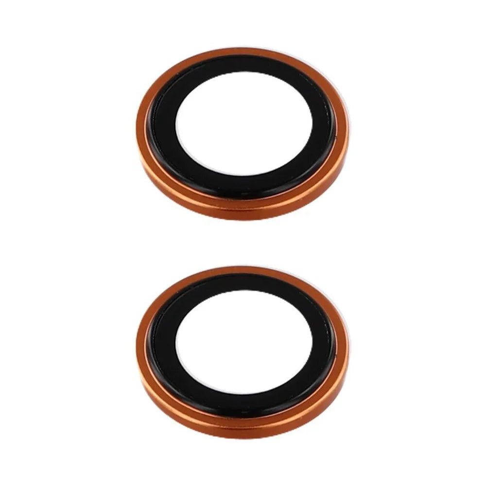 For iPhone 17 Camera Lens Protector Precise Positioning Individual Lens Film Set - Orange - 2
