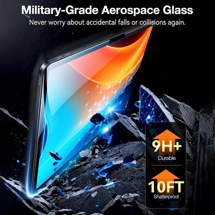 TORRAS Install Master Series For iPad Air 11 (2026) / (2025) / (2024) Tempered Glass Screen Protector with Film Installation Tool - 4