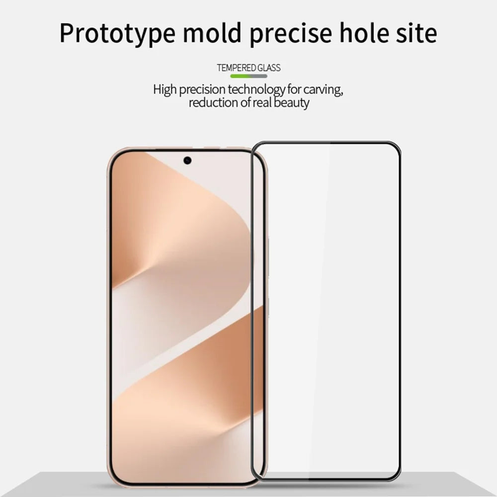 MOFI For Huawei Pura 80 Screen Protector  9H 3D Curved Tempered Glass Film - Black - 3