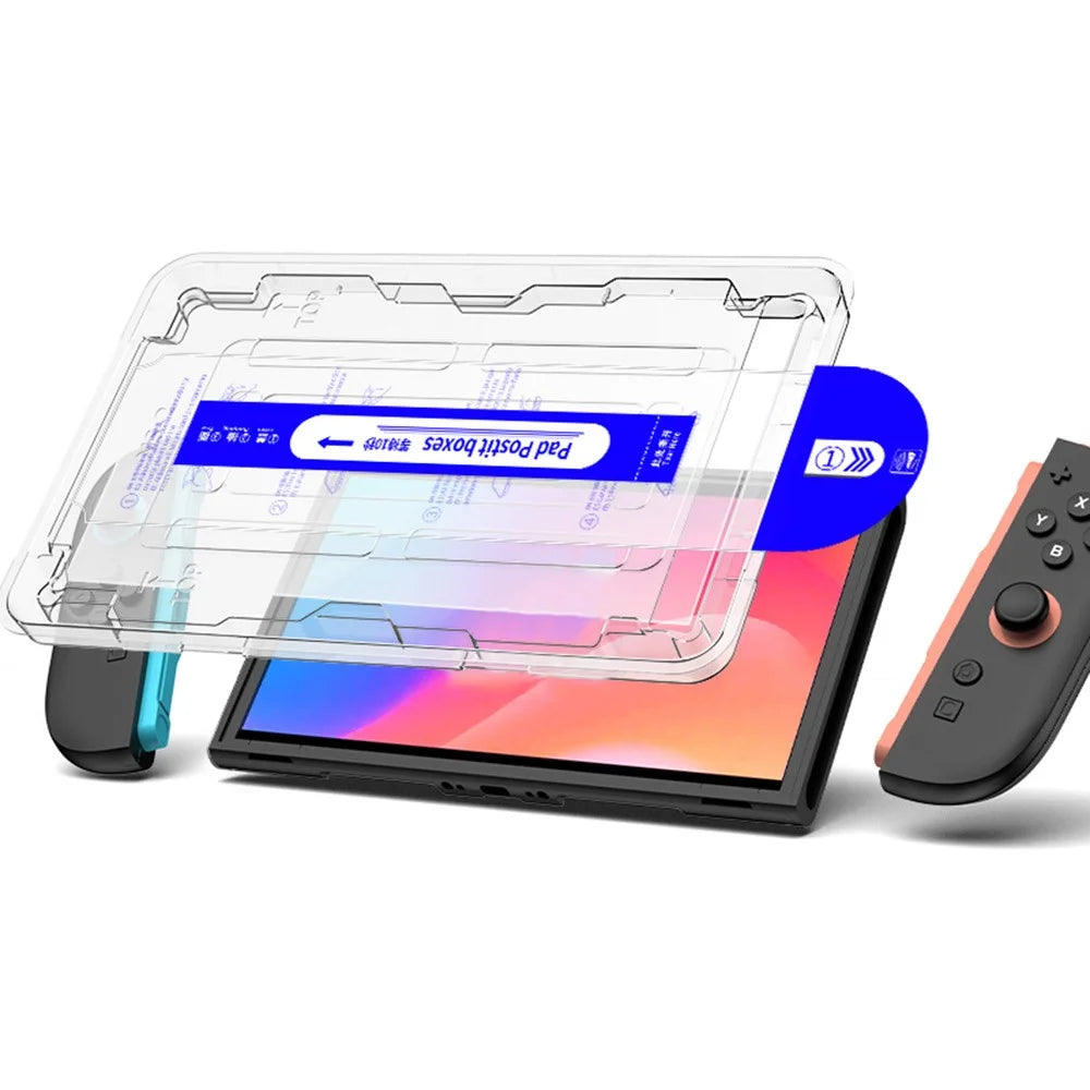 For Nintendo Switch 2 Screen Protector Game Console Tempered Glass HD Screen Film Dust-Free Installation - 1