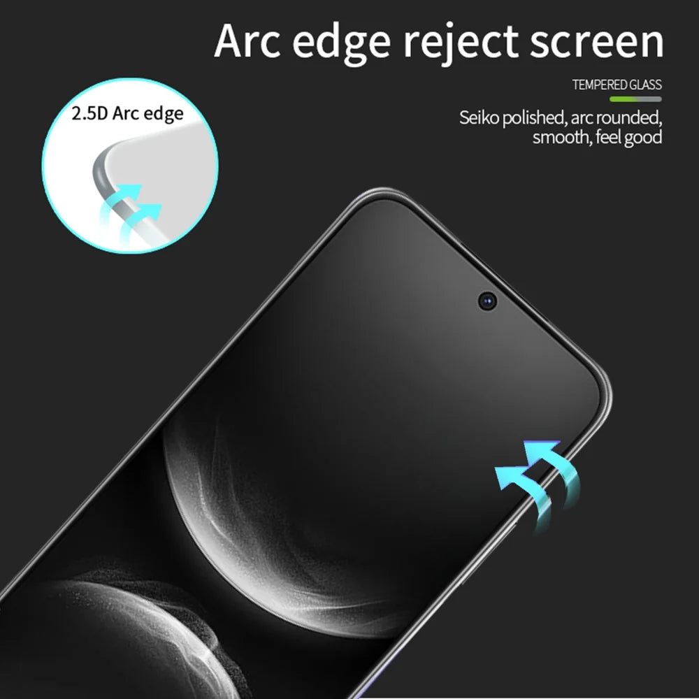 MOFI For Huawei nova 14 5G Screen Protector  9H Full Glue Full Coverage High Aluminum-Silicon Glass Film - Black - 2