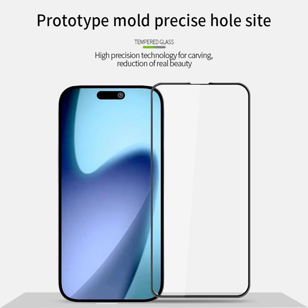 MOFI For iPhone Air Screen Protector  9H 3D Curved Tempered Glass Film - Black - 3