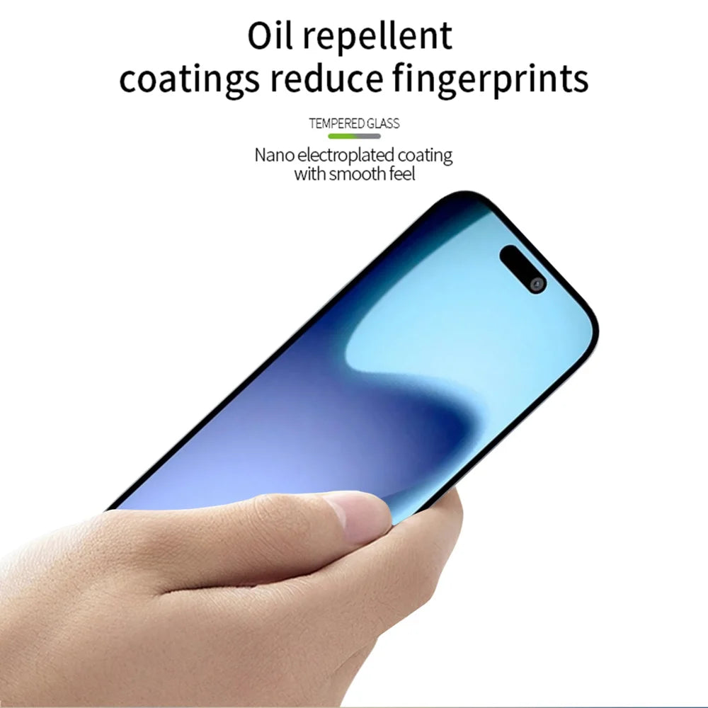 MOFI For iPhone Air Screen Protector  9H 3D Curved Tempered Glass Film - Black - 4