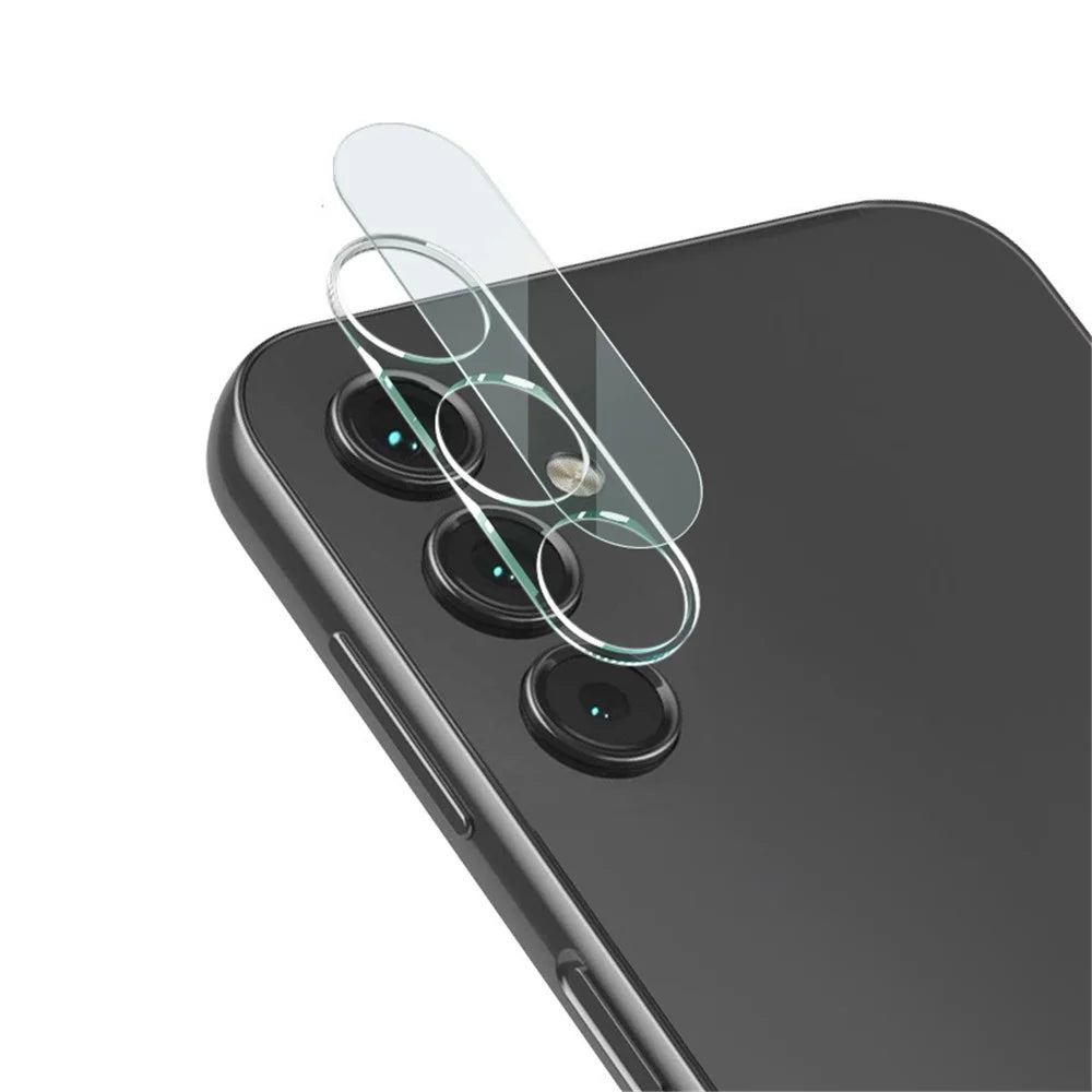 IMAK Camera Lens Film for Samsung Galaxy A14 5G / 4G , Integrated Tempered Glass Lens Protector + Acrylic Lens Cap - 1
