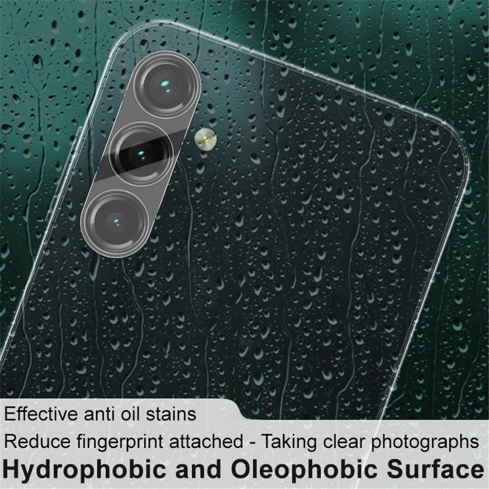 IMAK Camera Lens Film for Samsung Galaxy A14 5G / 4G , Integrated Tempered Glass Lens Protector + Acrylic Lens Cap - 6
