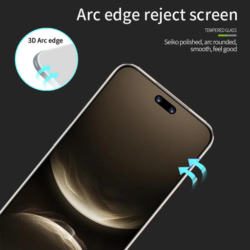 PINWUYO For Huawei nova 14 Ultra 5G Screen Protector  3D Hot Bending Tempered Glass Film - Black - 2