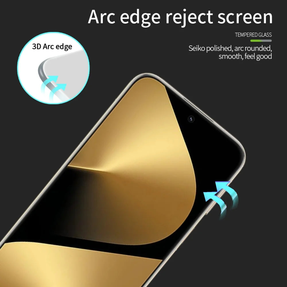 PINWUYO For Huawei Pura 80 Ultra / Huawei Pura 80 Pro / 80 Pro+ Screen Protector  3D Hot Bending Tempered Glass Film - Black - 2