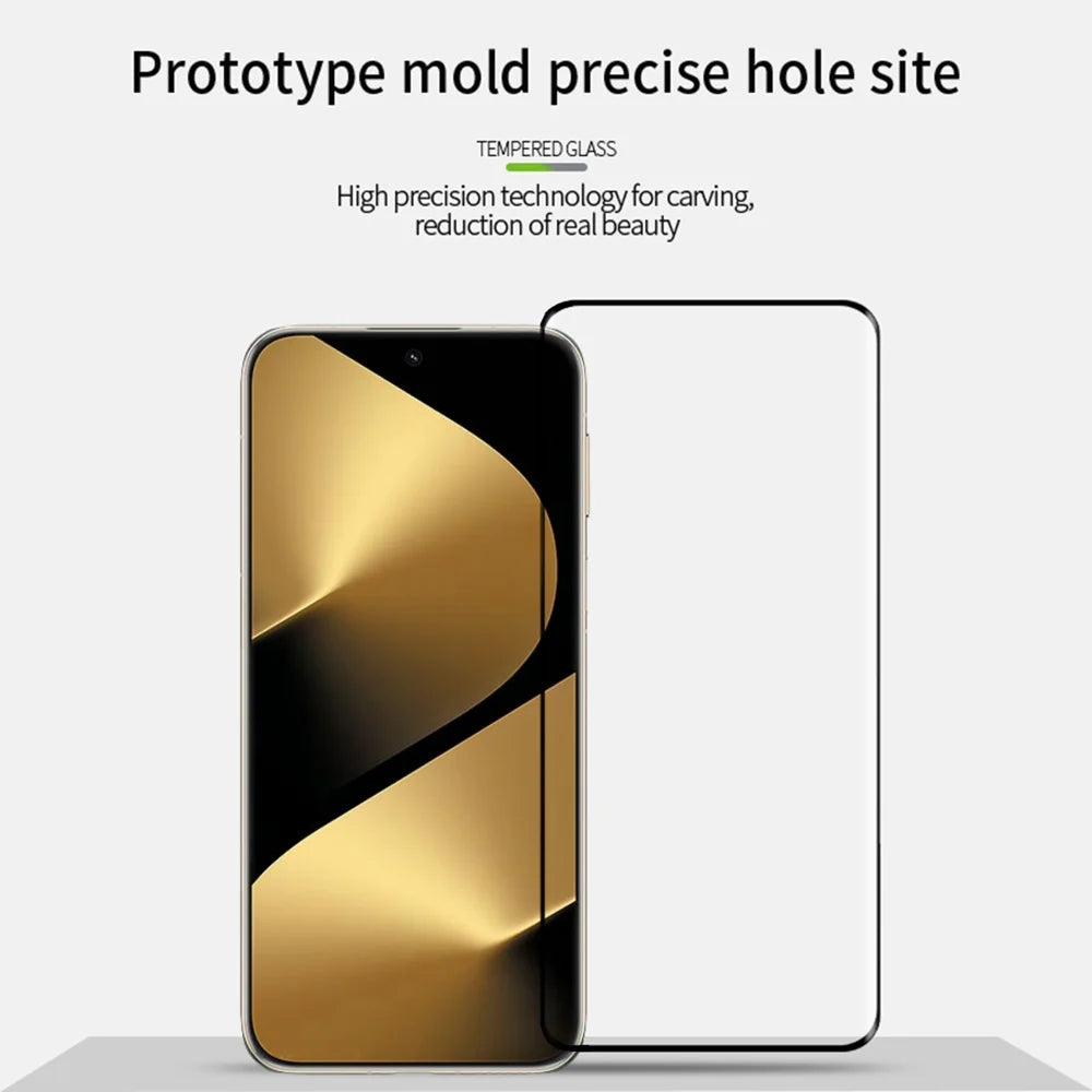 PINWUYO For Huawei Pura 80 Ultra / Huawei Pura 80 Pro / 80 Pro+ Screen Protector  3D Hot Bending Tempered Glass Film - Black - 3