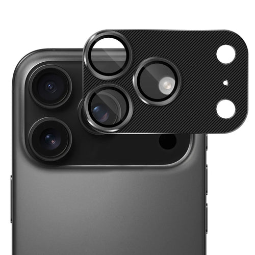 ENKAY HAT PRINCE For iPhone 17 Pro Max Camera Lens Protector   Aluminium Alloy + Tempered Glass Lens Film - Black - 1