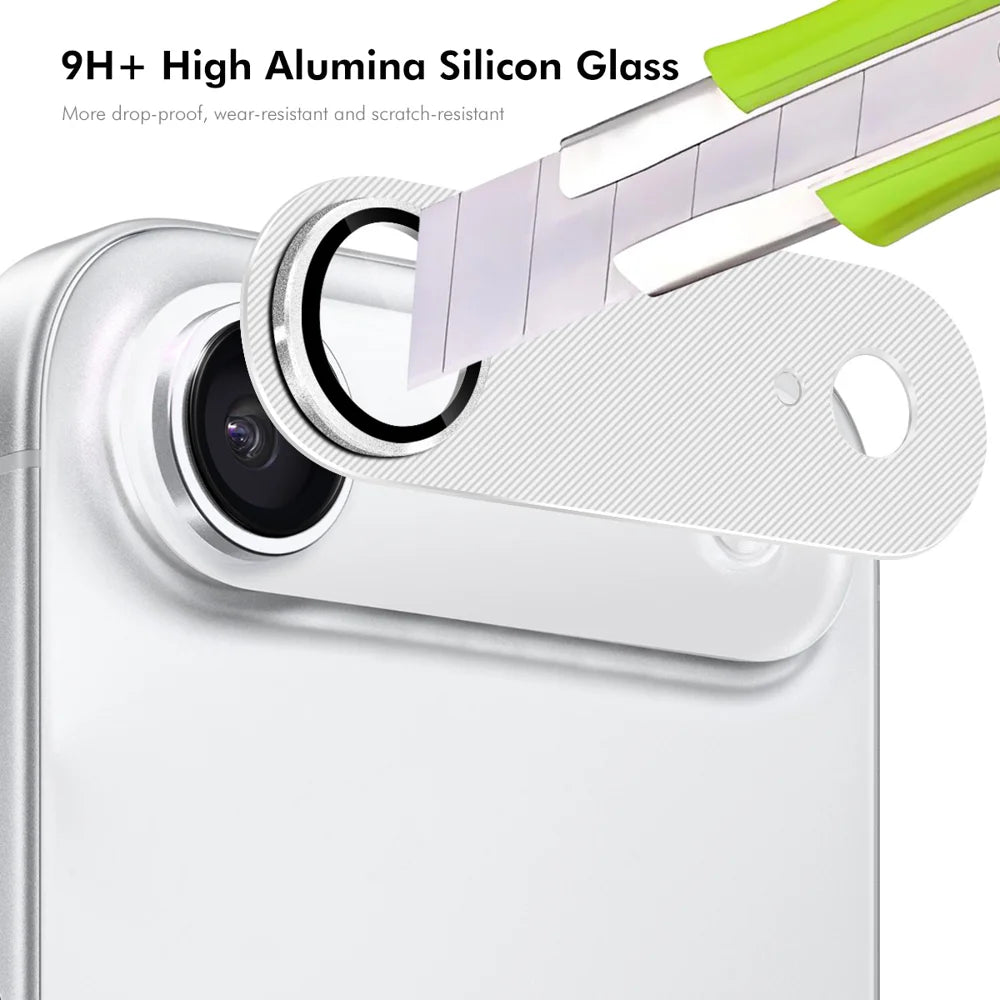 ENKAY HAT PRINCE For iPhone Air Camera Lens Protector   Aluminium Alloy + Tempered Glass Lens Film - Black - 2