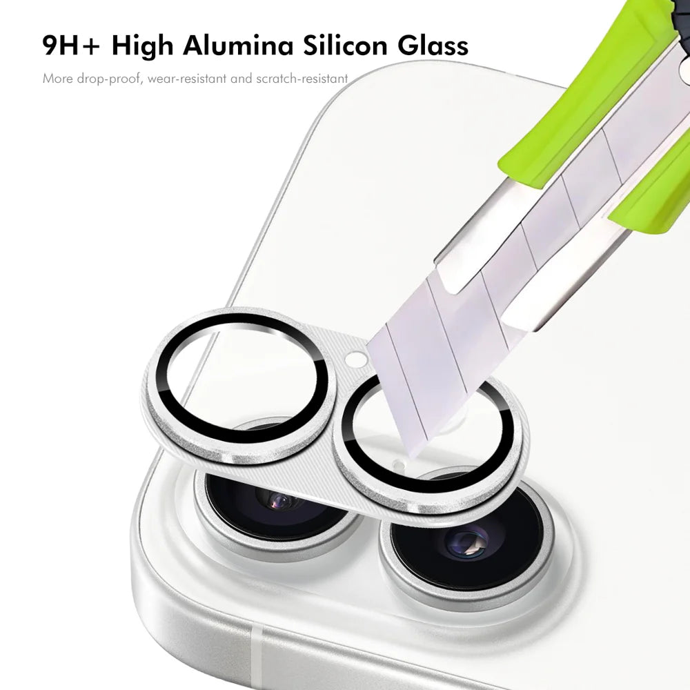 ENKAY HAT PRINCE For iPhone 17 Camera Lens Protector   Aluminium Alloy + Tempered Glass Lens Film - Black - 2