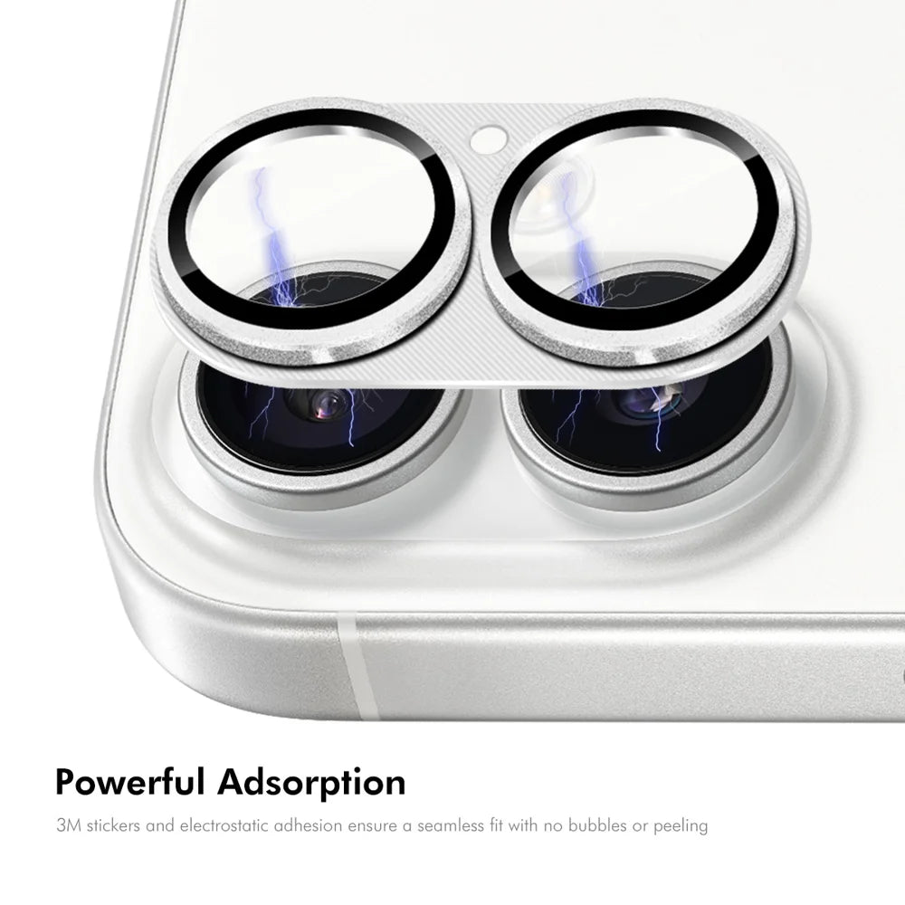 ENKAY HAT PRINCE For iPhone 17 Camera Lens Protector   Aluminium Alloy + Tempered Glass Lens Film - Black - 3