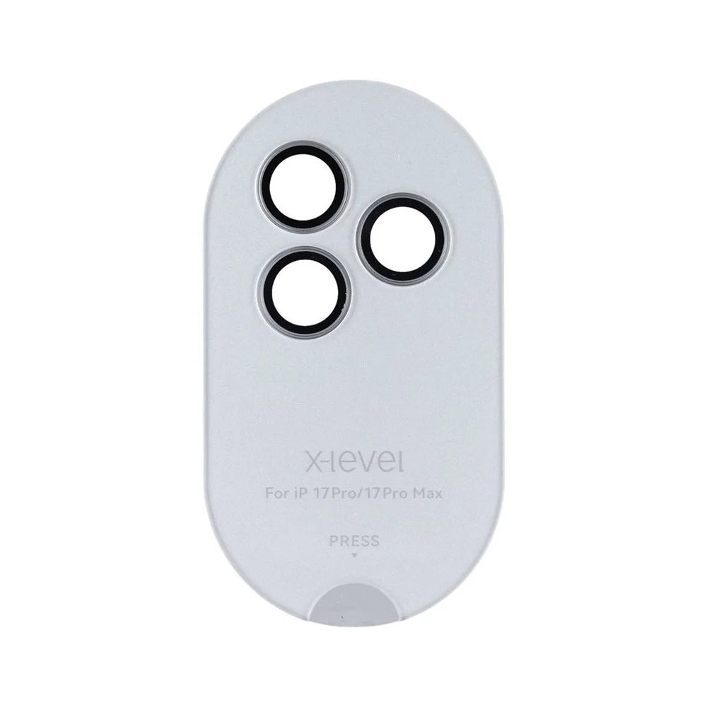 X-LEVEL AR Spotlight Series For iPhone 17 Pro Max  /  17 Pro Camera Lens Protector Set HD Individual Lens Film - Grey - 5