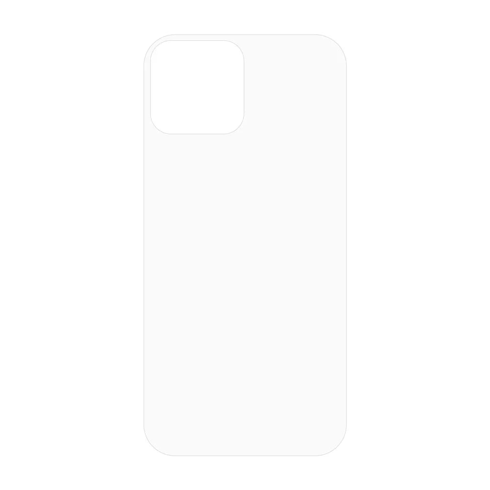 For iPhone 13 Tempered Glass Back Screen Protector 0.25 Arc Edges Full Coverage Back Film - 2