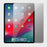 For iPad Pro 12.9 (2017) Privacy Screen Protector Rounded Edge Anti Spy Tempered Glass Film - Black - 2