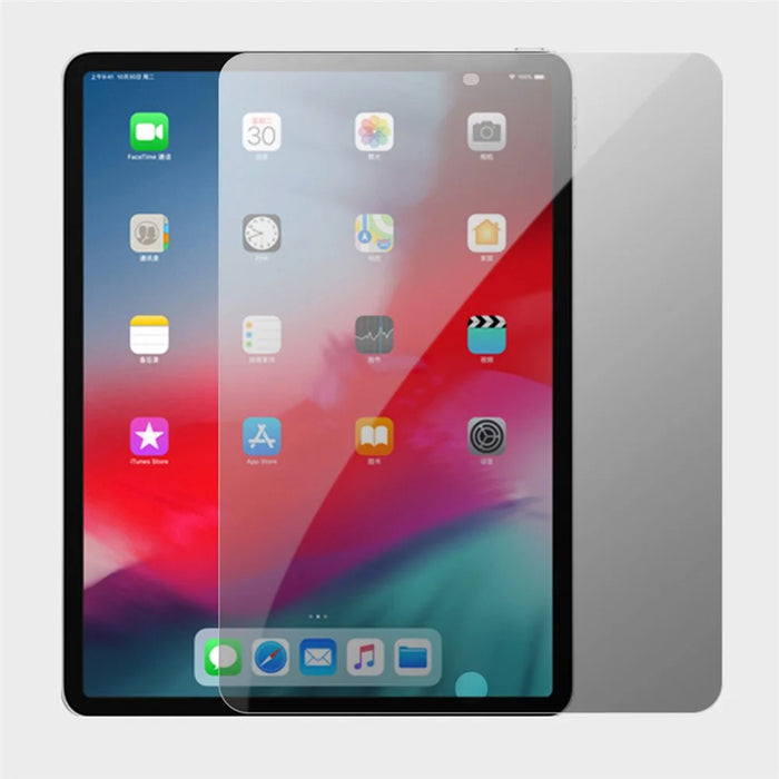 For iPad Pro 12.9 (2017) Privacy Screen Protector Rounded Edge Anti Spy Tempered Glass Film - Black - 2