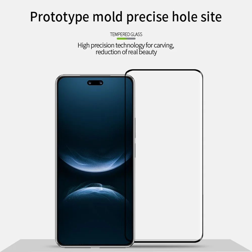 MOFI For Huawei nova 13 Pro 5G / Huawei nova 14 Pro 5G Screen Protector  3D Hot Bending Full Glue Tempered Glass Film - Black - 3