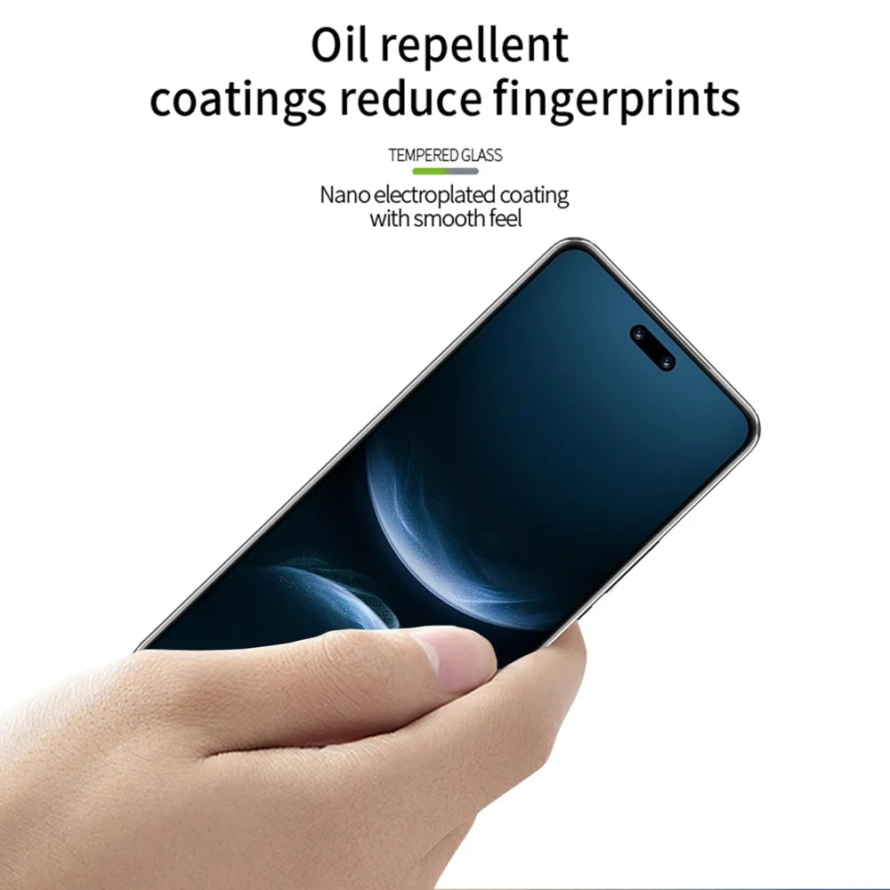 MOFI For Huawei nova 13 Pro 5G / Huawei nova 14 Pro 5G Screen Protector  3D Hot Bending Full Glue Tempered Glass Film - Black - 4