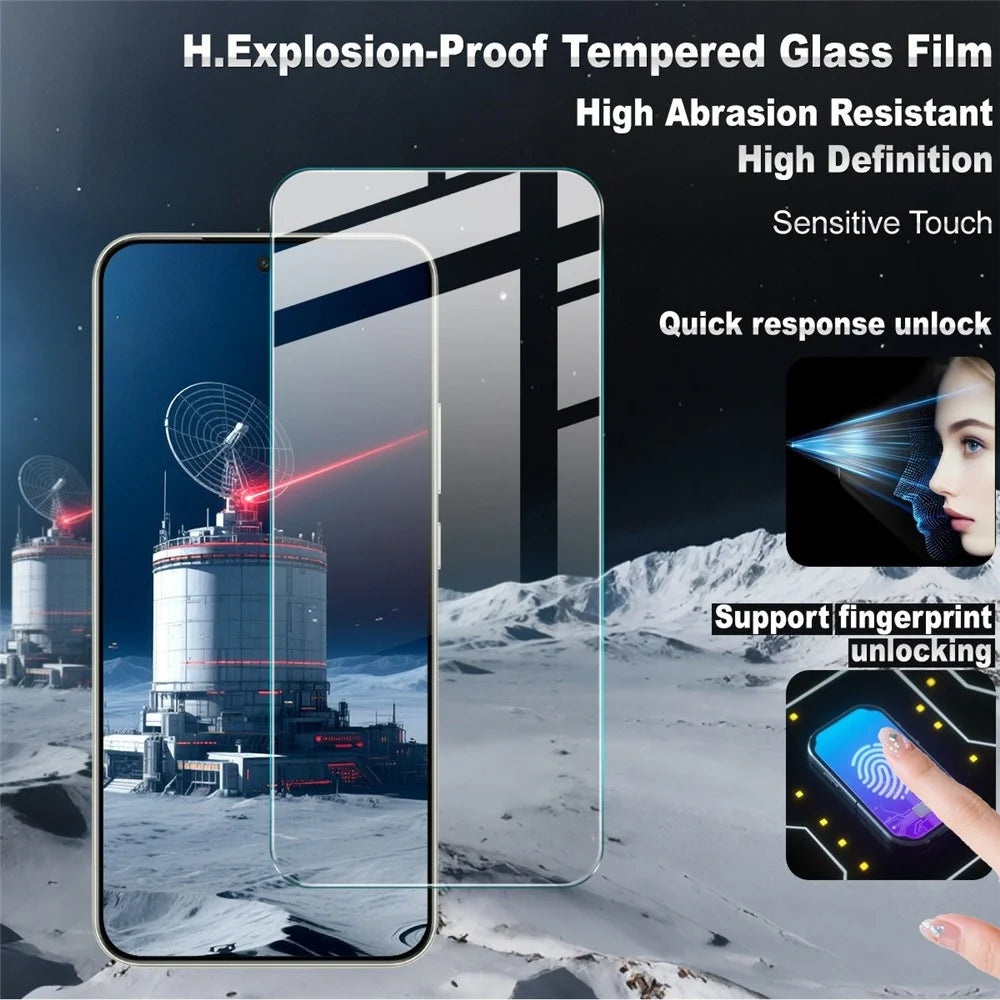 IMAK H Series For Honor Magic8 Lite 5G / X9d 5G / X70 5G Screen Protector Tempered Glass HD Clear Film (Fingerprint Unlock) - 2