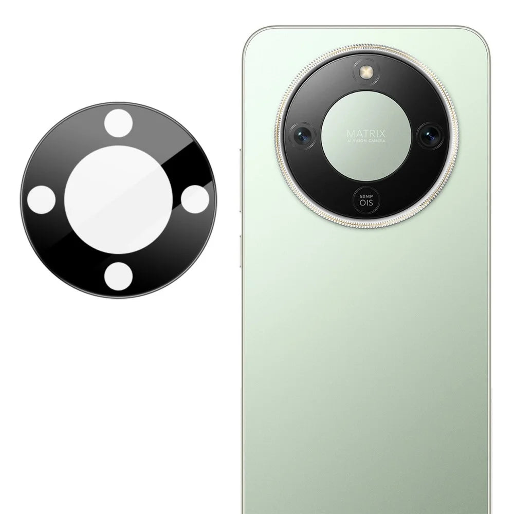 IMAK For Honor Magic8 Lite 5G / X9d 5G / X70 5G Camera Lens Protector Tempered Glass HD Clear Lens Film (Black Version) - 1