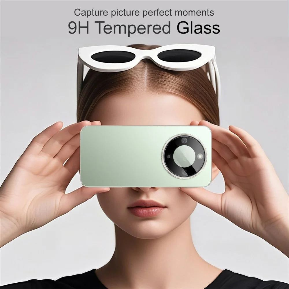 IMAK For Honor Magic8 Lite 5G / X9d 5G / X70 5G Camera Lens Protector Tempered Glass HD Clear Lens Film (Black Version) - 3
