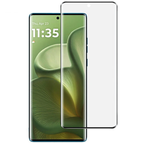 IMAK For Motorola G96 5G Screen Protector 3D Curved Edge Tempered Glass Film (Fingerprint Unlock) - 1