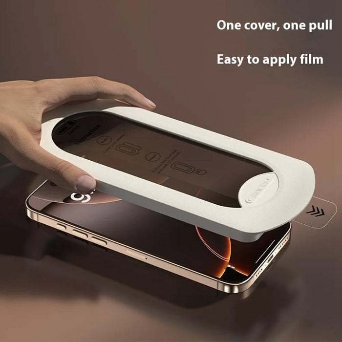 For iPhone 16 Pro Max Anti-Spy Tempered Glass with Dust-Free Auto Applicator Full Coverage Screen Protector - 7