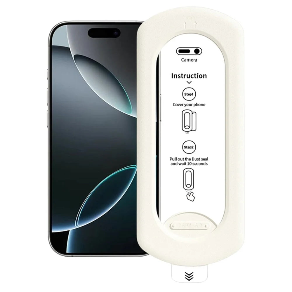 For iPhone 16 Pro Tempered Glass Film with Dust-Free Auto Applicator HD Full Coverage Screen Protector - 1
