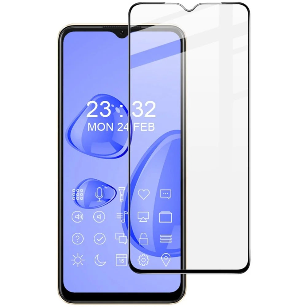IMAK Pro+ Series for Oppo A57 4G / A57s 4G / A57e 4G / A77s 4G Anti-explosion Tempered Glass Screen Protector Full Glue HD Clear Full Cover Film - 1