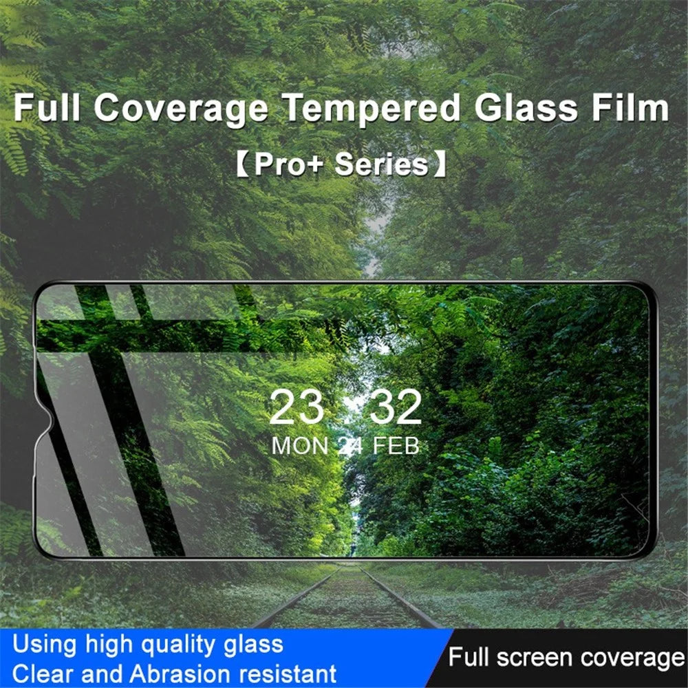 IMAK Pro+ Series for Oppo A57 4G / A57s 4G / A57e 4G / A77s 4G Anti-explosion Tempered Glass Screen Protector Full Glue HD Clear Full Cover Film - 3