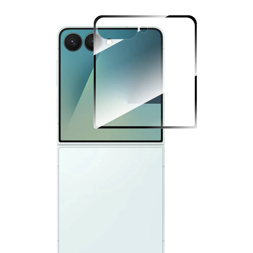 ENKAY HAT PRINCE For Samsung Galaxy Z Flip7 5G Screen Protector   9H Silk Printing 0.26mm Tempered Glass - Transparent - 1