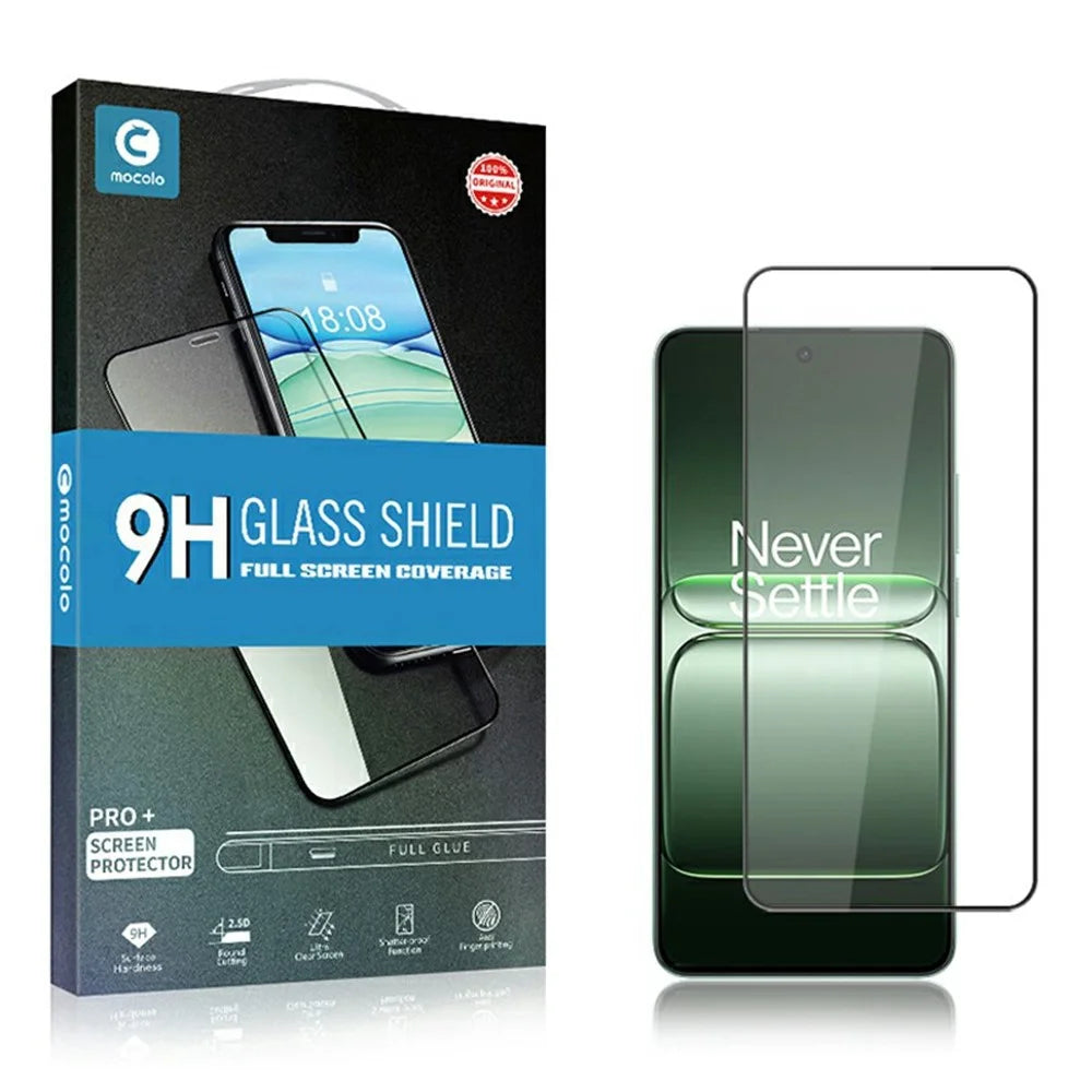 MOCOLO For OnePlus Nord CE5 5G / Ace 5 Racing 5G Screen Protector Anti-Shatter Silk Printing Tempered Glass Film - Black - 7
