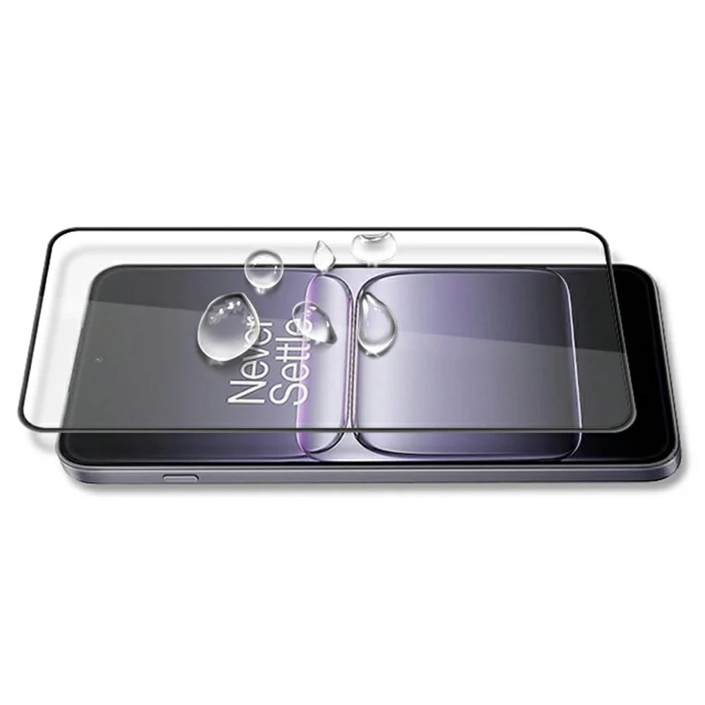 MOCOLO For OnePlus Nord 5 5G / Ace 5 Ultra 5G Screen Protector Anti-Shatter Silk Printing Tempered Glass Film - Black - 4